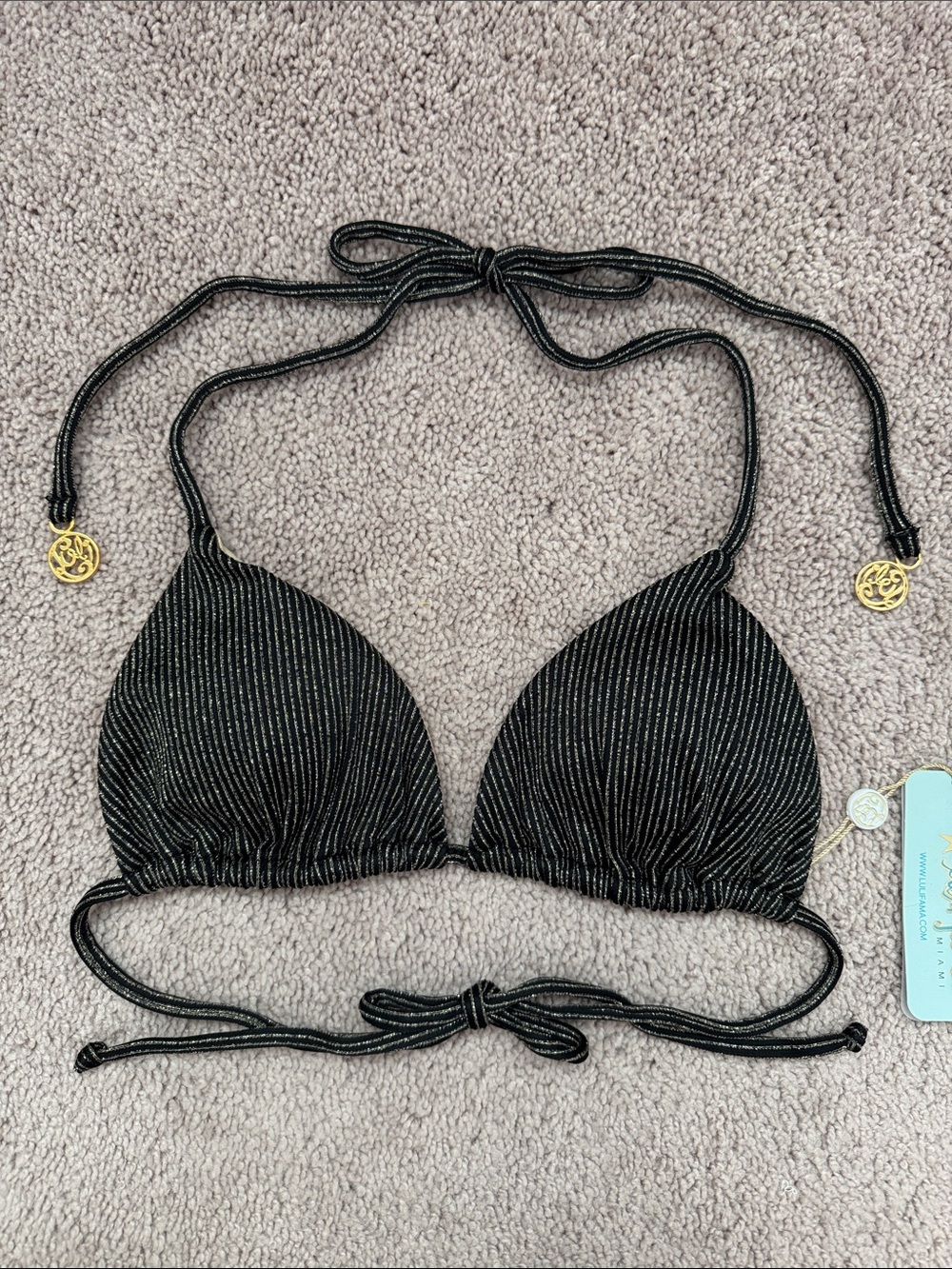 Luli Fama Havana Nights Seamless Triangle Top Size S